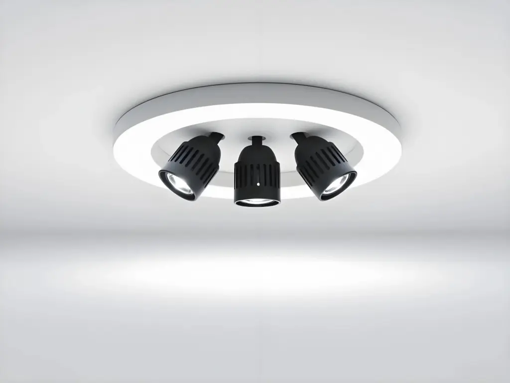 三頭射燈LED嵌入式